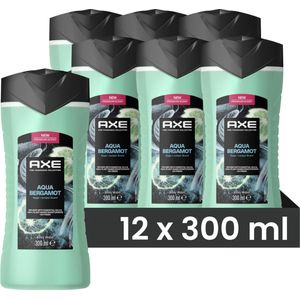 Axe - Fine Fragrance Collection Aqua Bergamot - Douchegel - 300ML - 12 Stuks