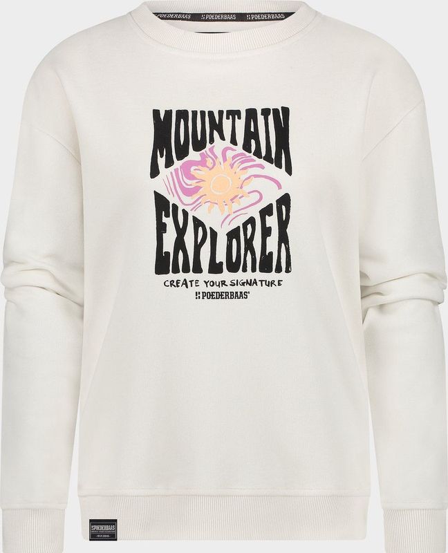 Poederbaas - Arty Sweater - Off White - Trui