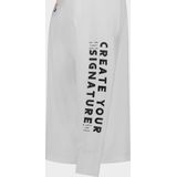 Poederbaas - Arty Longsleeve - Off White - Katoen