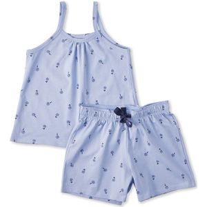 Little Label Shortama met Stippen van Biologisch Katoen Ecru/Zwart