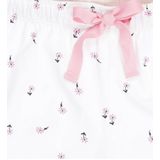 Little Label - Shortama Meisjes - Wit - Bio-katoen