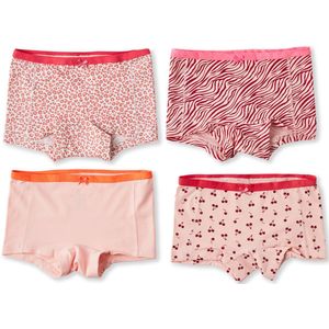 Little Label - Boxershorts - Uni Kleuren - 4 Pack - Extra Zachte Bio-Katoen