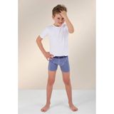 Little Label - Boxershorts - Donkerblauw Palm - Biologische Katoen - 5 Pack