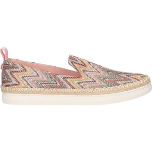 La Strada - Loafer - Zwart - Textiel/Imitatieleer