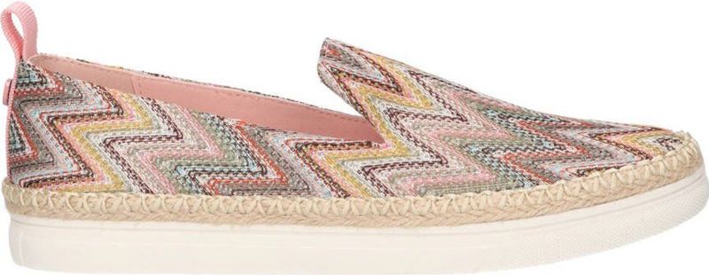 La Strada - Loafer - Zwart - Textiel/Imitatieleer