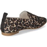 Tweekleurige leren loafer