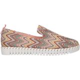 La Strada - 24039-6033 - Instappers - Pink/Yellow - Knitted Textiel