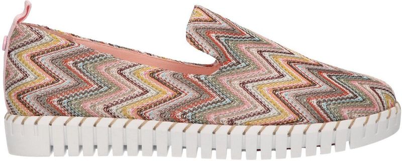 La Strada - 24039-6033 - Instappers - Pink/Yellow - Knitted Textiel