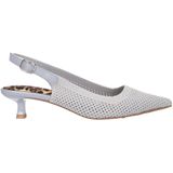 La Strada - Slingback - Lichtgrijs - Knitted - Dames