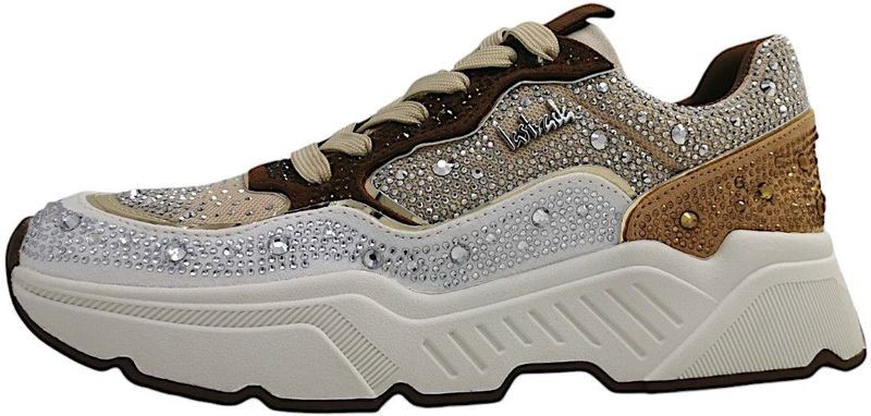 La Strada - 2211242 - Sneakers - Beige Multi - Synthetisch Materiaal