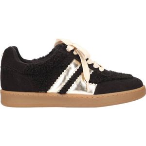 La Strada - Sneaker - Zwart - Teddy - Dames