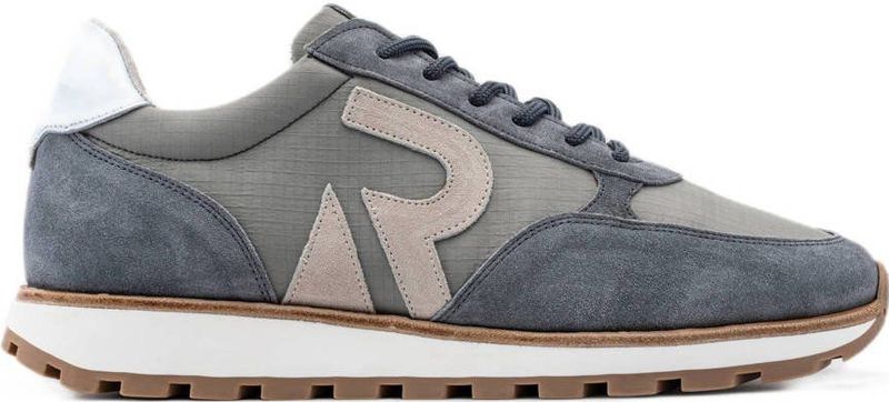 Rehab - Maddox Mix - Sneakers - Blue Sand - Suède, Nylon, Leer