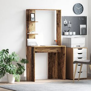 vidaXL Kaptafel - Oude Hout - Bewerkt Hout - Bruin