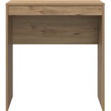 vidaXL - Bureau Artisan - Eiken - Gelaagd Hout - Ruimtebesparend