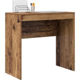 Rustiek Schrijfbureau - Warm Hout - Massief Gerecycled Hout - Functionele Lade