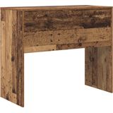 vidaXL Bureau - Rustiek Hout - Engineered Wood - Compact Ontwerp