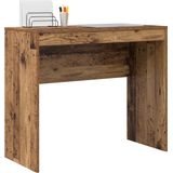 vidaXL Bureau - Rustiek Hout - Engineered Wood - Compact Ontwerp
