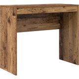 vidaXL Bureau - Rustiek Hout - Engineered Wood - Compact Ontwerp