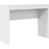 vidaXL Bureau - Wit - Geengineerd Hout - Met Ingebouwde Lade