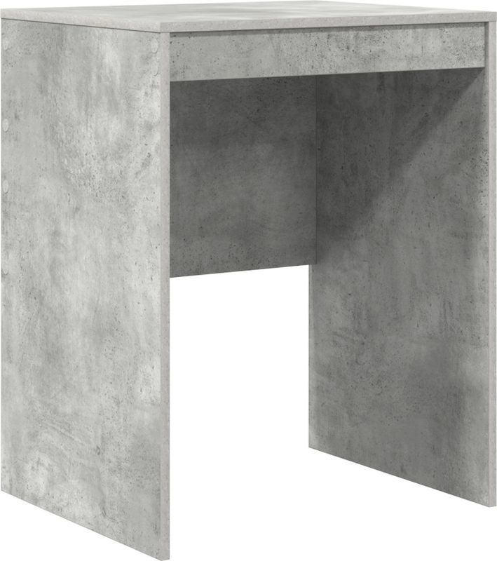 Minimalistisch Bureau - Beton Grijs - Geengineerd Hout - Compact