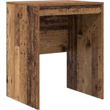 vidaXL Bureau - Rustiek - Bruin - Geengineerd Hout - 60x50x76 cm