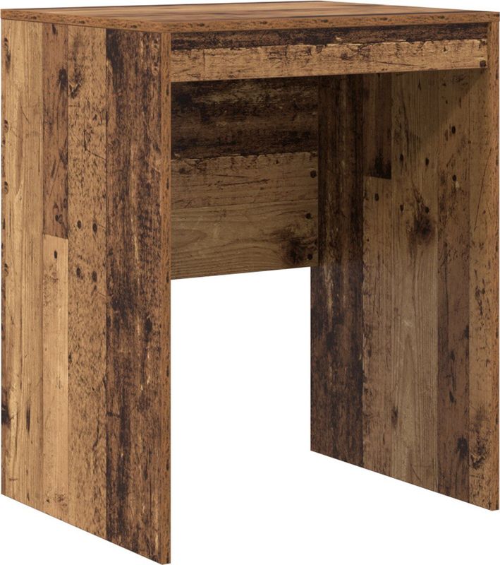vidaXL Bureau - Rustiek - Bruin - Geengineerd Hout - 60x50x76 cm