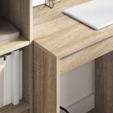 Bureau - Sonoma Eiken - Bewerkt Hout - Compact Formaat