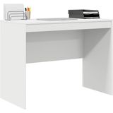 vidaXL Bureau - Wit - Geengineerd Hout - 100x50 cm