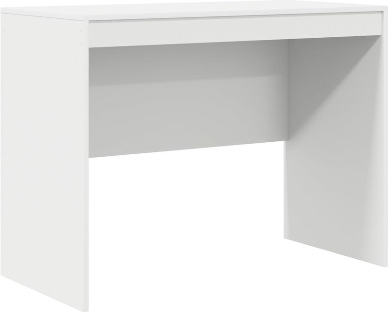 vidaXL Bureau - Wit - Geengineerd Hout - 100x50 cm