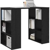 vidaXL - Bureau - Zwart - Geengineerd Hout - 90x50x75 cm