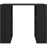 vidaXL - Bureau - Zwart - Geengineerd Hout - 90x50x75 cm