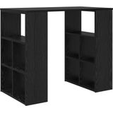 vidaXL - Bureau - Zwart - Geengineerd Hout - 90x50x75 cm