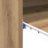 Bureau - Bruin - Bewerkt Hout - Minimalistisch Ontwerp