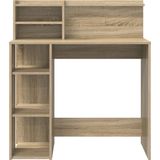 vidaXL Bureau - Sonoma Eiken - Gelaagd Hout - 90x48x101,5 cm