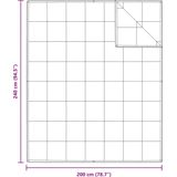 Dekbed 2-in-1 - Wit - Katoen - Dons en Veren Vulling