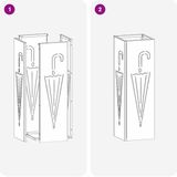 Paraplubak - Anthracietgrijs - Metaal