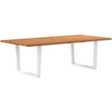 Vidaxl - Esstisch mit Baumkanten 240x120x74 cm Massivholz Eiche