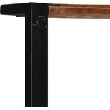 vidaXL - Kledingrek - Massief Gerecycled Hout - Meerkleurig - 80x40x190 cm