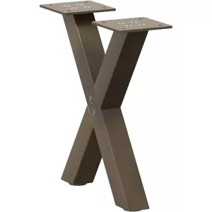 VidaXL - Salontafelpoten - 2 - st - X-vormig - 28x (42) - cm - staal