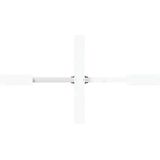 vidaXL - Eettafelpoot - Spider Vorm - Wit - Staal