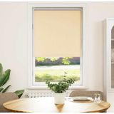 vidaXL Rolgordijn verduisterend 85x130cm stofbreedte 80,7 cm polyester