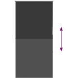 vidaXL Verdunkelungsrollo Schwarz 80x150 cm Stoffbreite 75,7 cm