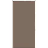 vidaXL - Rolgordijn - verduisterend - koffie - 85x130 - cm - stofbreedte - 80,7 - cm
