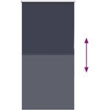vidaXL Rolgordijn verduisterend 70x150cm stofbreedte 65,7 cm polyester