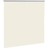 vidaXL Verdunkelungsrollo Cremeweiß 150x130cm Stoffbreite 146,6cm