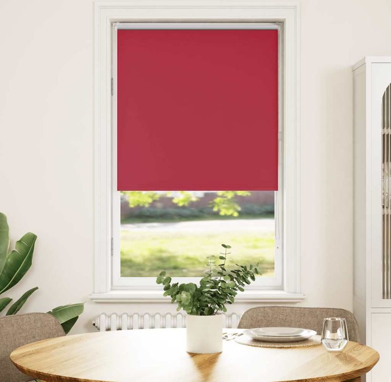 vidaXL Rolgordijn verduisterend 85x130 cm stofbreedte 80,7cm polyester