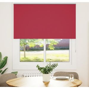 Vidaxl - Verdunkelungsrollo Rot 130x150cm Stoffbreite 126,6cm Polyester