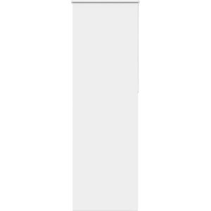 vidaXL Rolgordijn - Verduisterend - Wit - 100% Polyester - 80x210cm