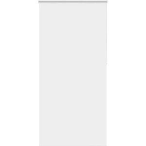 vidaXL - Rolgordijn - verduisterend - 115x210 - cm - stofbreedte - 110,7 - cm - wit