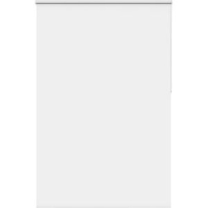 vidaXL Rolgordijn verduisterend 165x210 cm stofbreedte 161,6 cm wit